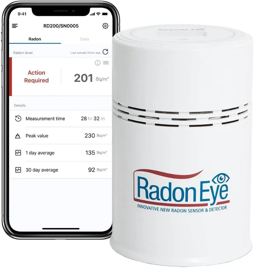 RD200 Détecteur, Ecosense, Détecteur de Radon Domestique