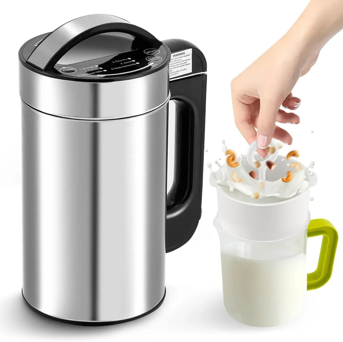 7-En-1 Machine à Faire, machine à lait végétal et lait de noix, 1 L, 220 V, pour Le Lait De Soja