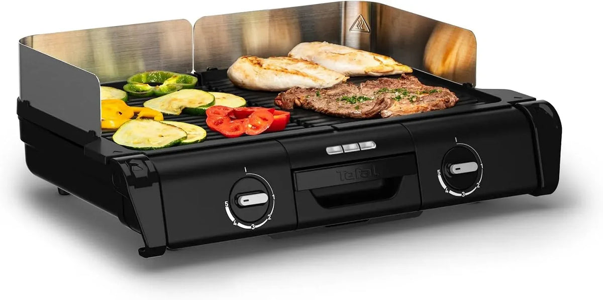 Tefal XL 2 Barbecue, Grill, 2400 W, Barbecue électrique Family Grill surfaces de cuisson