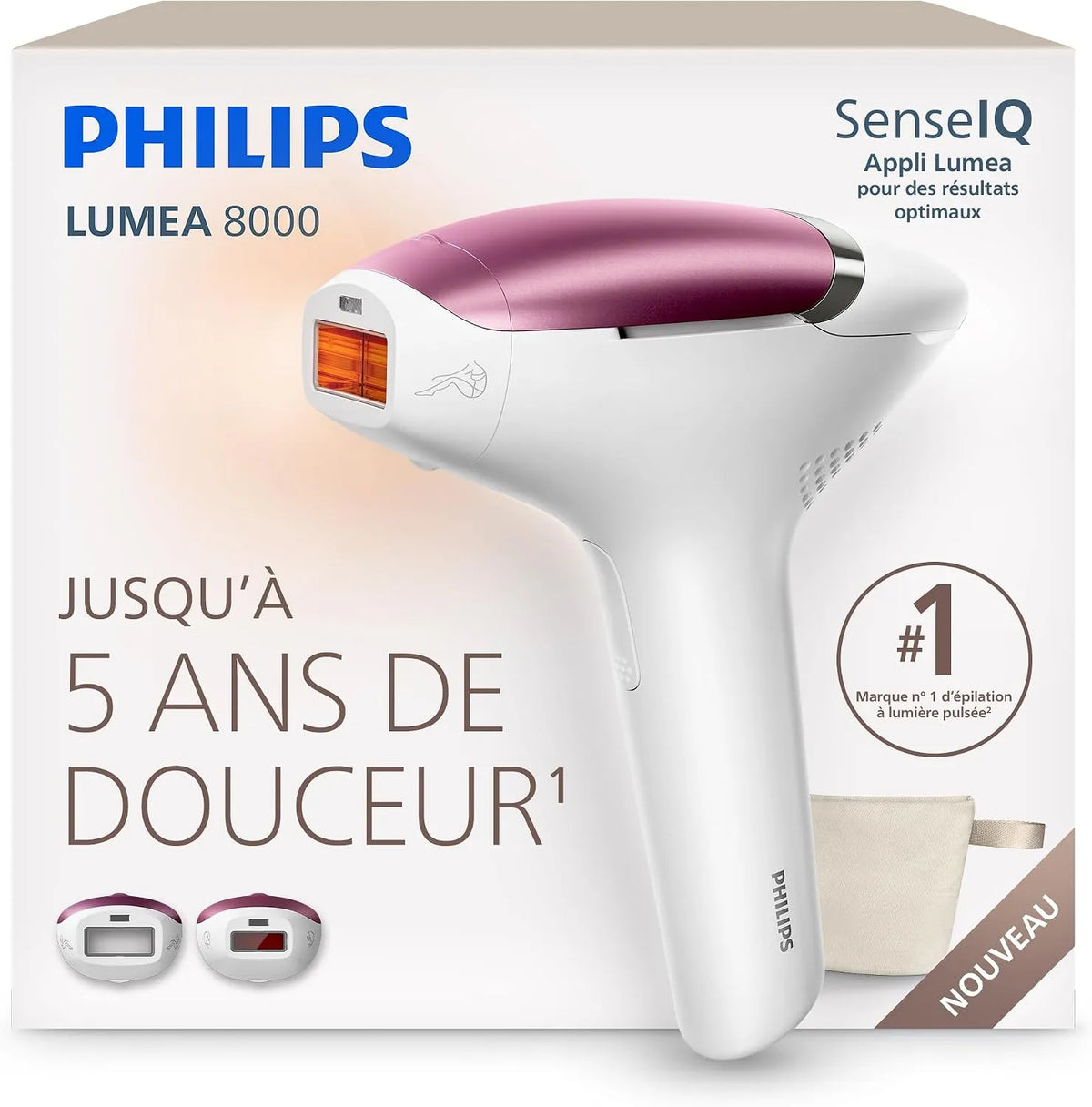Philips BRI934/00 Accessoire pour appareil, dalle IPS, transport d'insuline et de médicaments, Lumea 8000 Épilateur à lumière pulsée