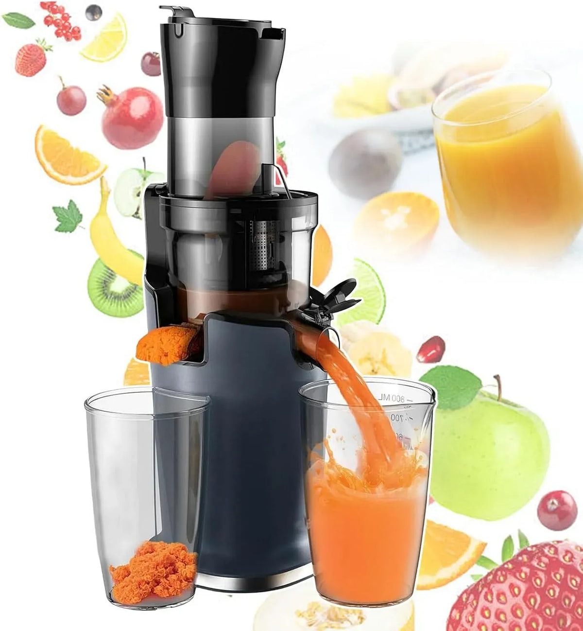 Extracteur de jus, presse-agrumes et extracteur, extracteur de jus et presse-agrumes, Extracteur De Jus De Fruits avec Fonction De Marche Arrière
