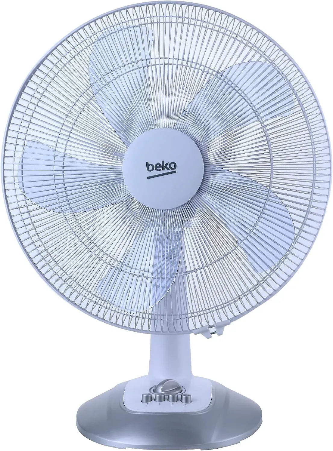 Beko EFT6100W Ventilateur, 55 W, portable, 3 vitesses, oscillation, blanc, 29 x 45 x h57,5 cm, Oscillation 95°