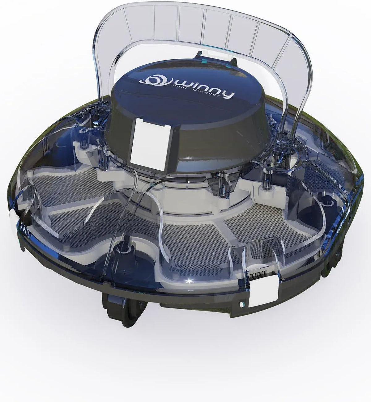 POOL CLEANER, Robot, robot nettoyeur de piscine, 60 M, sans fil, noir, pour Piscines Hors-Sol 60 M², WINNY POOL