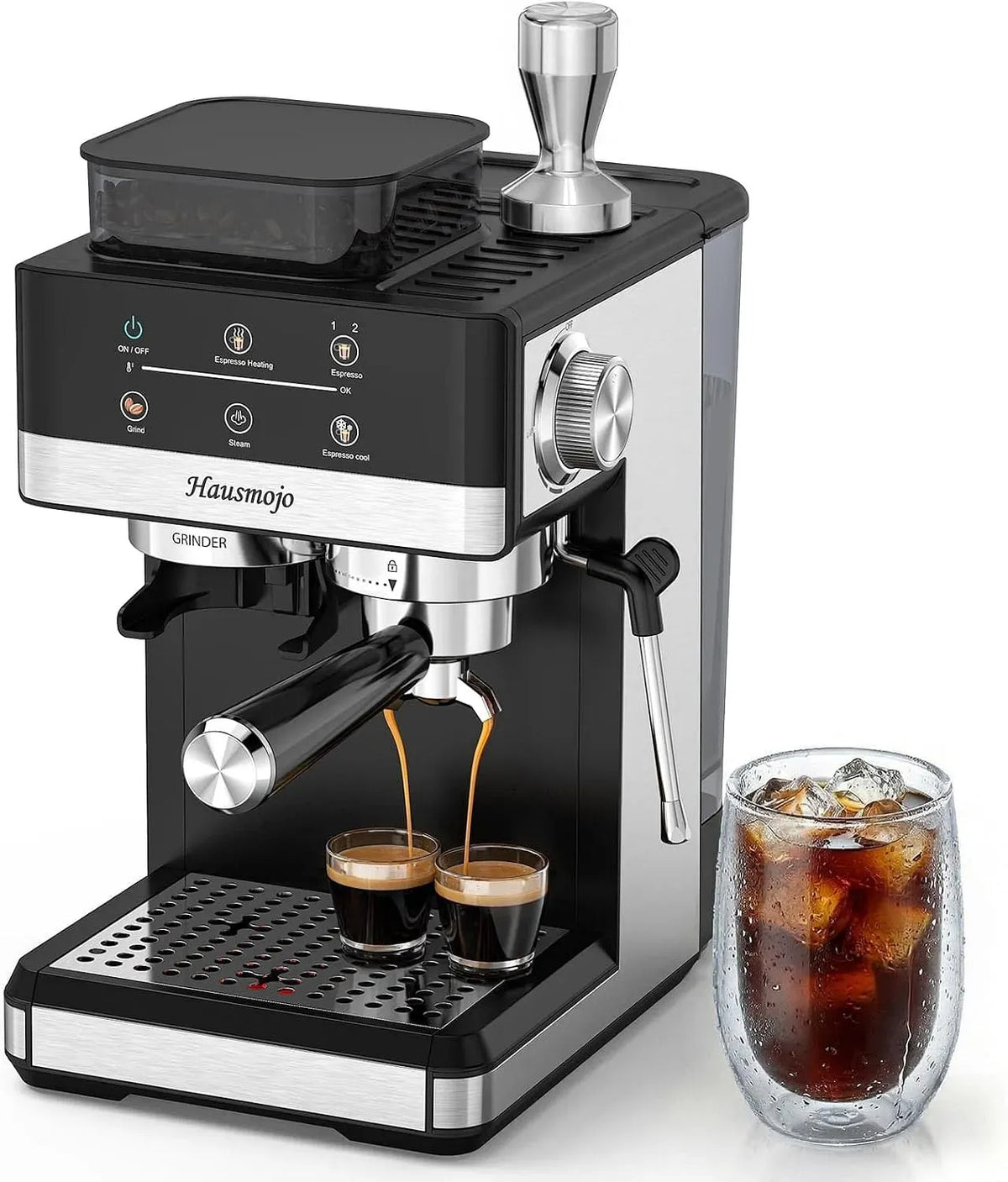 Mousseur à lait, émulsionneur à lait, tactile, professionnel, cappuccino et latte, contrôle tactile