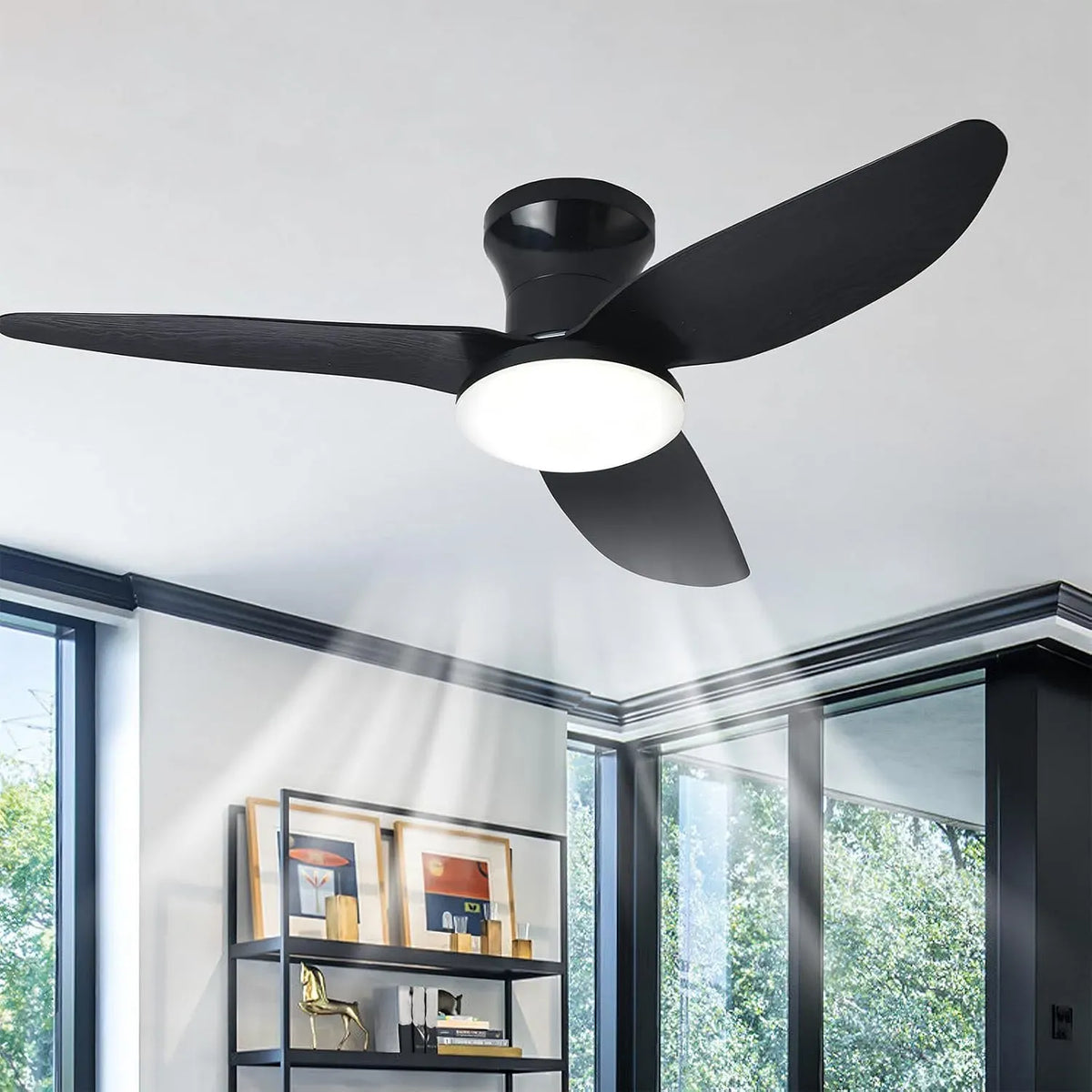 Ventilateur, décoration de salon, silencieux, ventilateur pour circulation d'air