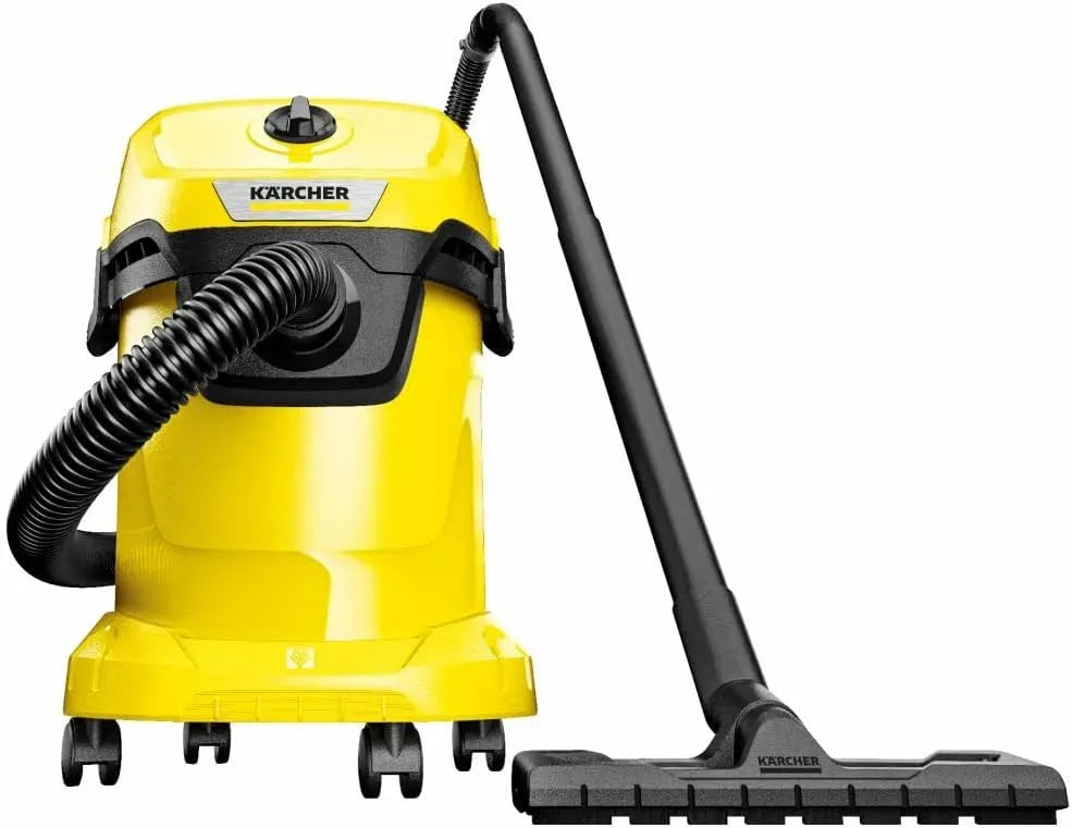 Kärcher WD 3 V-17/4/20 Aspirateur, 17 L, 1000 W, tactile, Flexible d'aspiration de 2 m, Filtre Cartouche Inclus, Cuve Polypropylène de 17 l