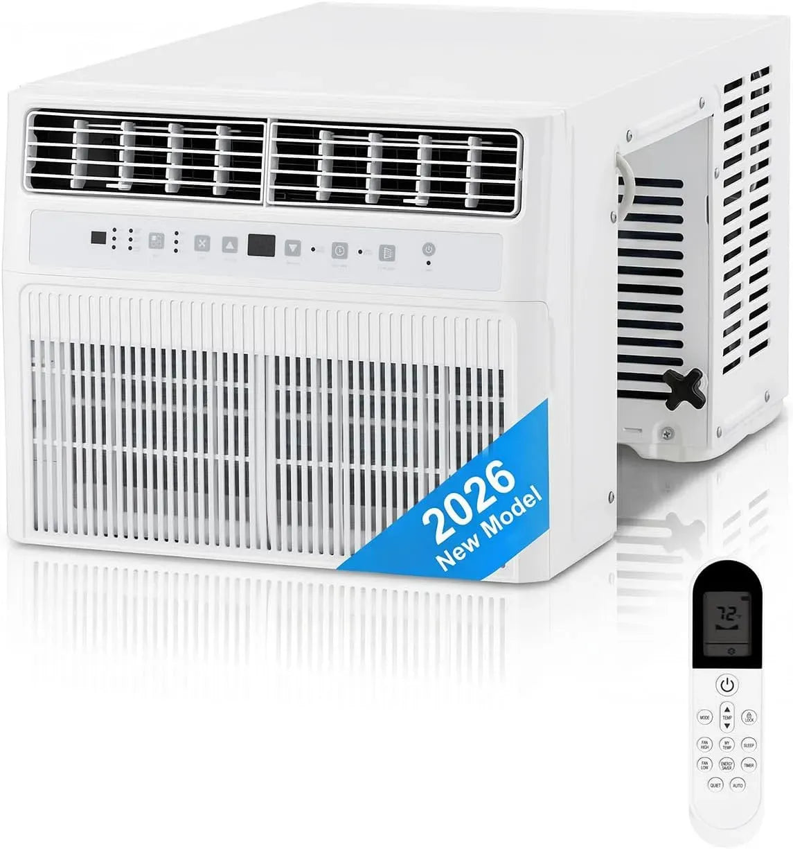 Climatiseur, portable, minuteur, 3 vitesses, blanc, 12 000 BTU, pour pièces jusqu'à 32,5 m², 3 Vitesses de Ventilation