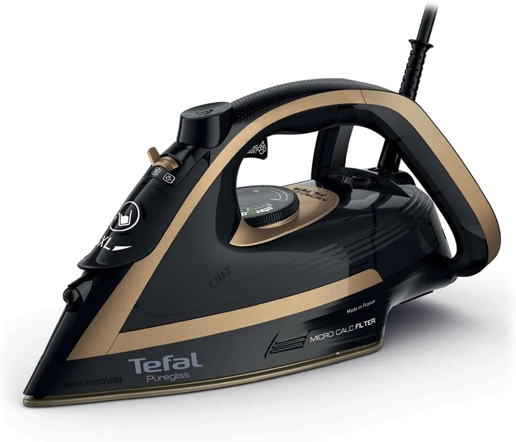 Tefal FV8064 filtre, fer à repasser électrique, 3000 W, 280 g, 50 g, vapeur, noir
