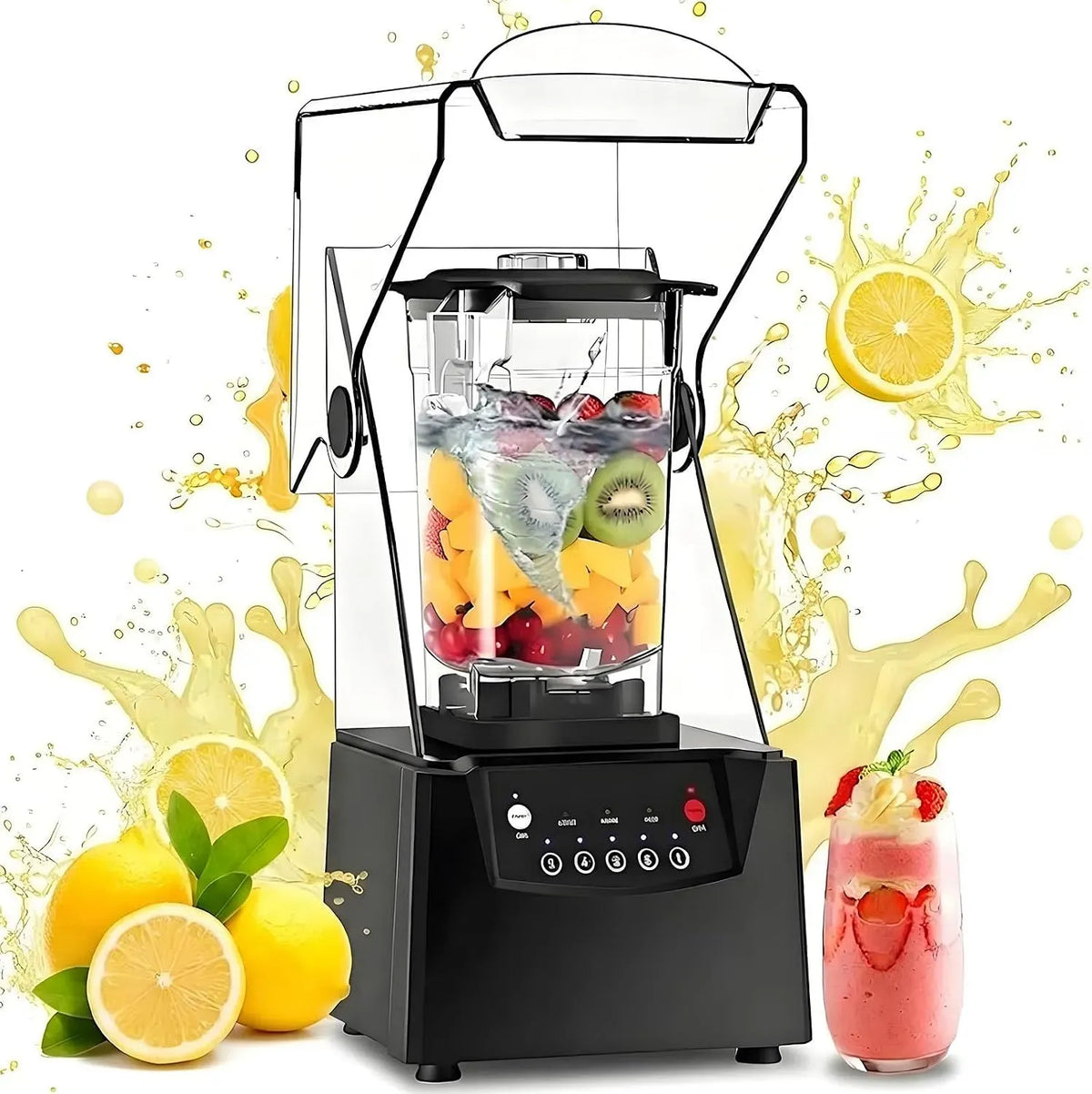 Blender, 1,8 L, professionnel, Pichet de 1,8 L et Système Autonettoyant