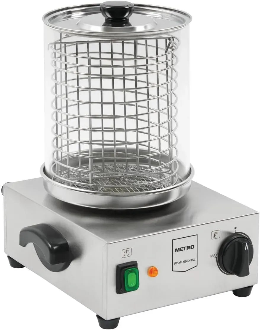 W 40 GHM1002 Machine à hot-dogs, 40 x 34 x 29 cm, 800 W, acier inoxydable, METRO