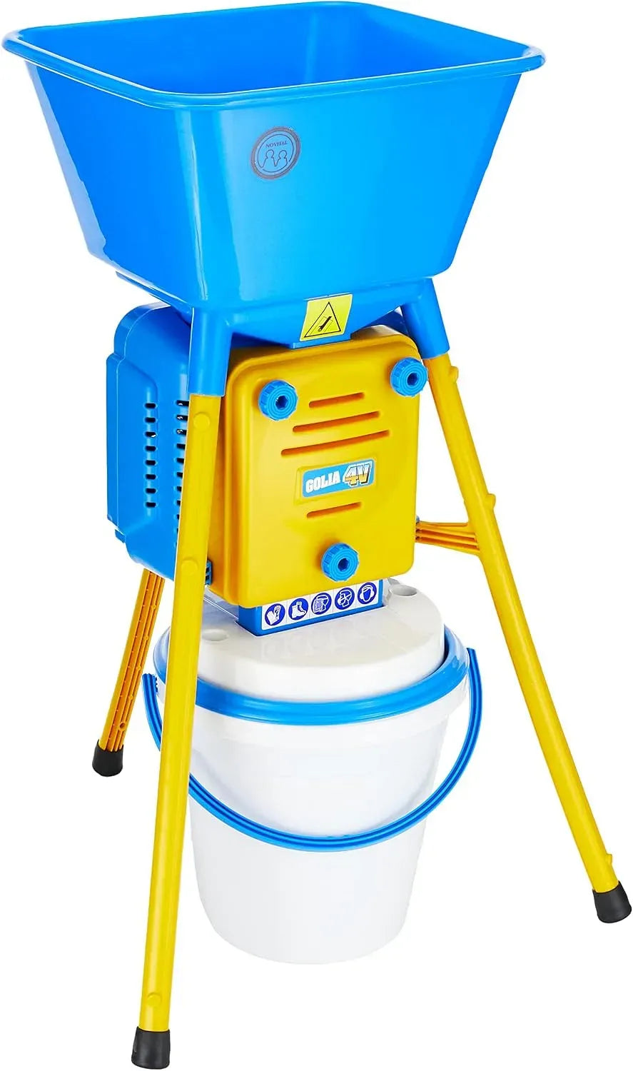 Moulin, bleu, plastique, Novital, Moulin à Grains électrique