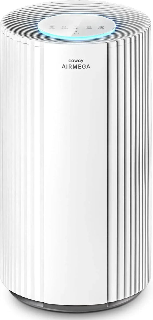 Purificateur d'air, 713 m³/h, COWAY CADR 713, capteur PM10, 148 m²/30 min, filtre HEPA contre fumée, AIRMEGA 350, certifié ECARF