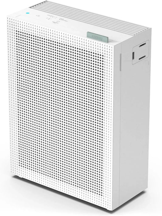 Purificateur d'air, 281 m³/h, 20 dB, COWAY CADR 281, blanc, Certifié ECARF & Quiet Mark, AIRMEGA 150, mode sommeil 20 dB