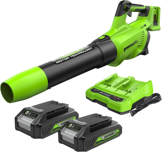 24Vx2 2Ah Batterie, Chargeur, Moteur, 48 V, 16,4 m, 24 V, sans fil, Greenworks