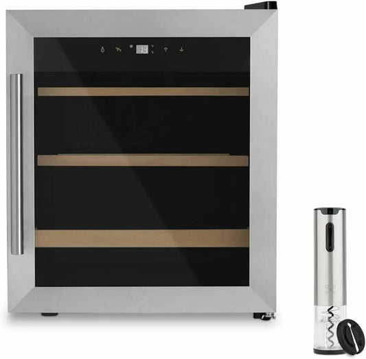 CAVC15+WOP660 cave de service et tire-bouchon électrique, petits champs