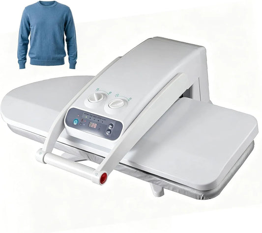 Presse, presse à repasser vapeur, 80cm, 1800 W, 80 cm, 50 kg, professionnel, pour un Résultat Sans Pli