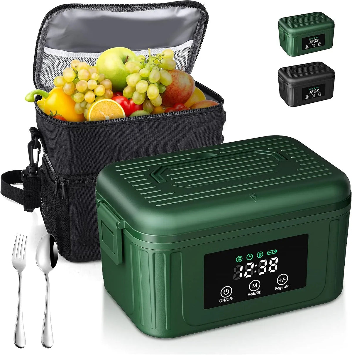 Portable, 1,4 L, maintien au chaud, fonction chauffante, vert