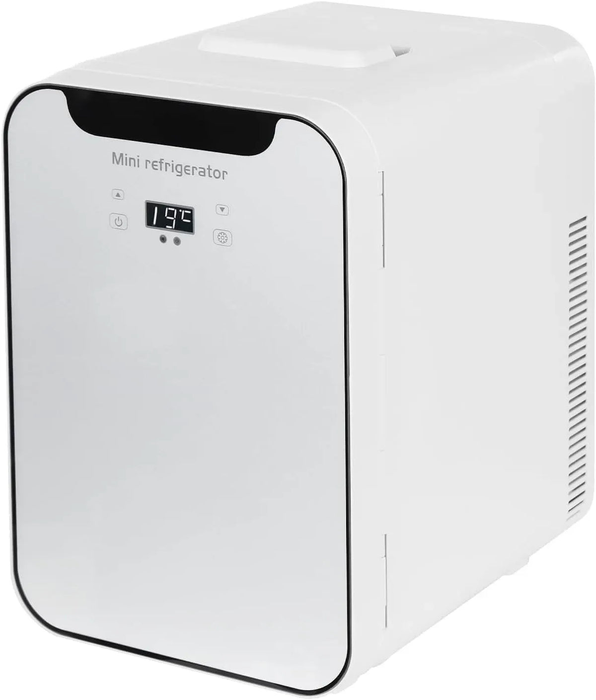 Réfrigérateur, 20 L, 2 zones de température, appareil frigorifique électrique, Mini réfrigérateur de 20 l avec affichage numérique LED
