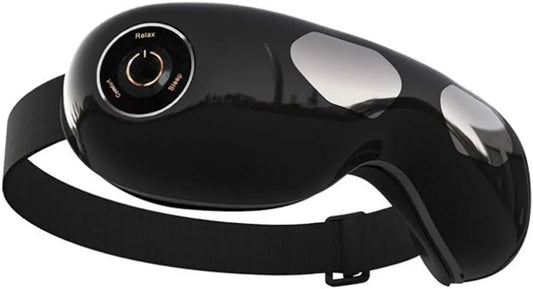 Enfants Electric Eye Massager équipé de Chaleur Pliable Bluetooth Musique Rechargeable 150 ° Pliable Vibration sans Fil Eye Massager