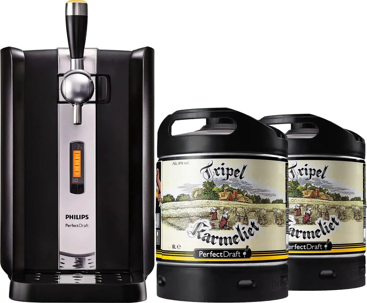 Idée cadeau, Tripel Karmeliet, Tireuse à Bière PerfectDraft et 2 fûts 6L, 10 euros de consigne inclus