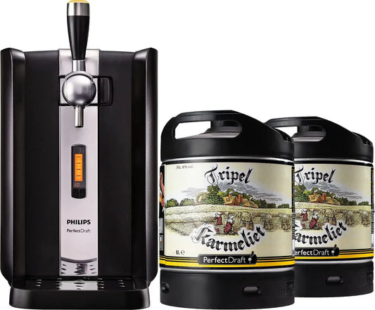Idée cadeau, Tripel Karmeliet, Tireuse à Bière PerfectDraft et 2 fûts 6L, 10 euros de consigne inclus