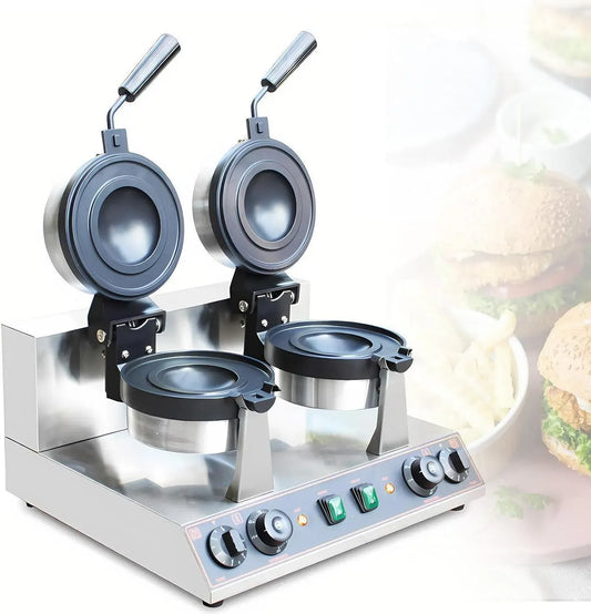 Radiateur électrique, minuteur, acier inoxydable, Appareil à Panini Gelato
