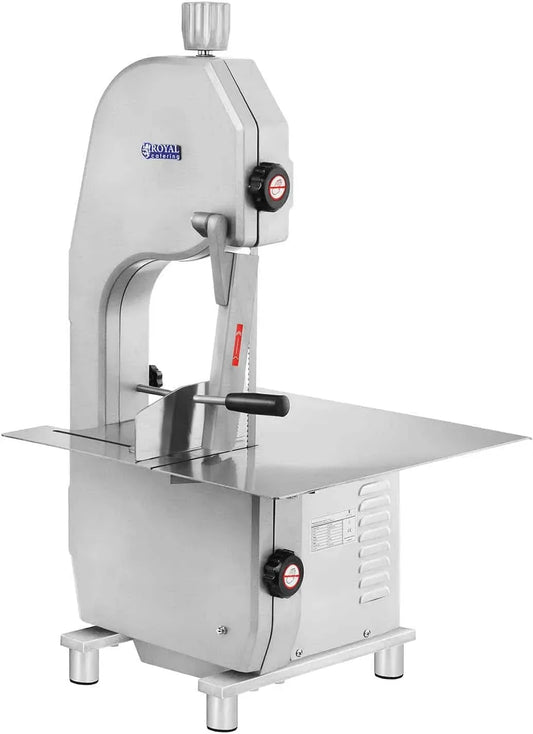 RCBS-1650.1ECO Catering Scie à Os Boucher Électrique, Acier Inox, 880 W, Épaisseur de Découpe 1–180 mm, Surface de Travail 440 x 460 mm