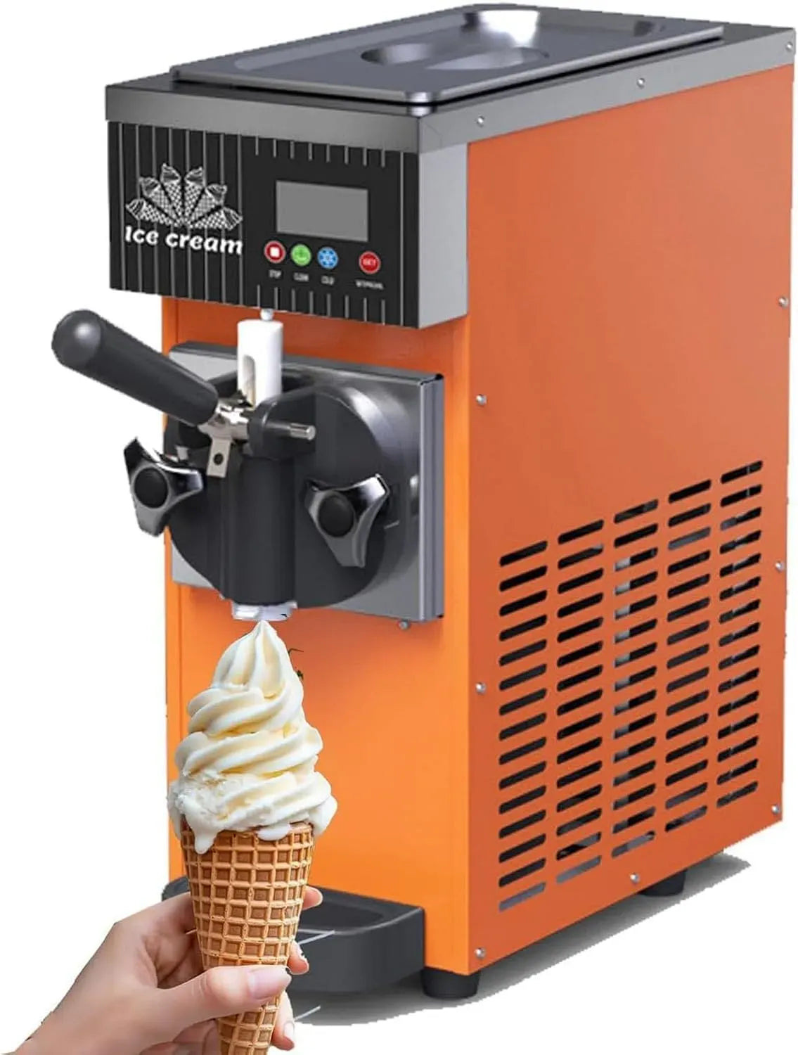 Machine à Glace, machine à glace et sorbet, pâtisserie, écran LCD, professionnel, restaurant, pour Restaurants et pâtisseries.
