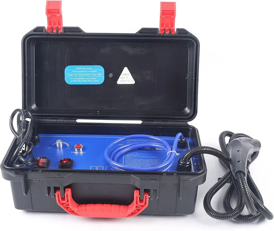 Nettoyeur vapeur, 3000 W, portable, usage sur sols, cuisine, voiture, vitres et canapé, Durée de fonctionnement jusqu'à 30 minutes, 5 bars