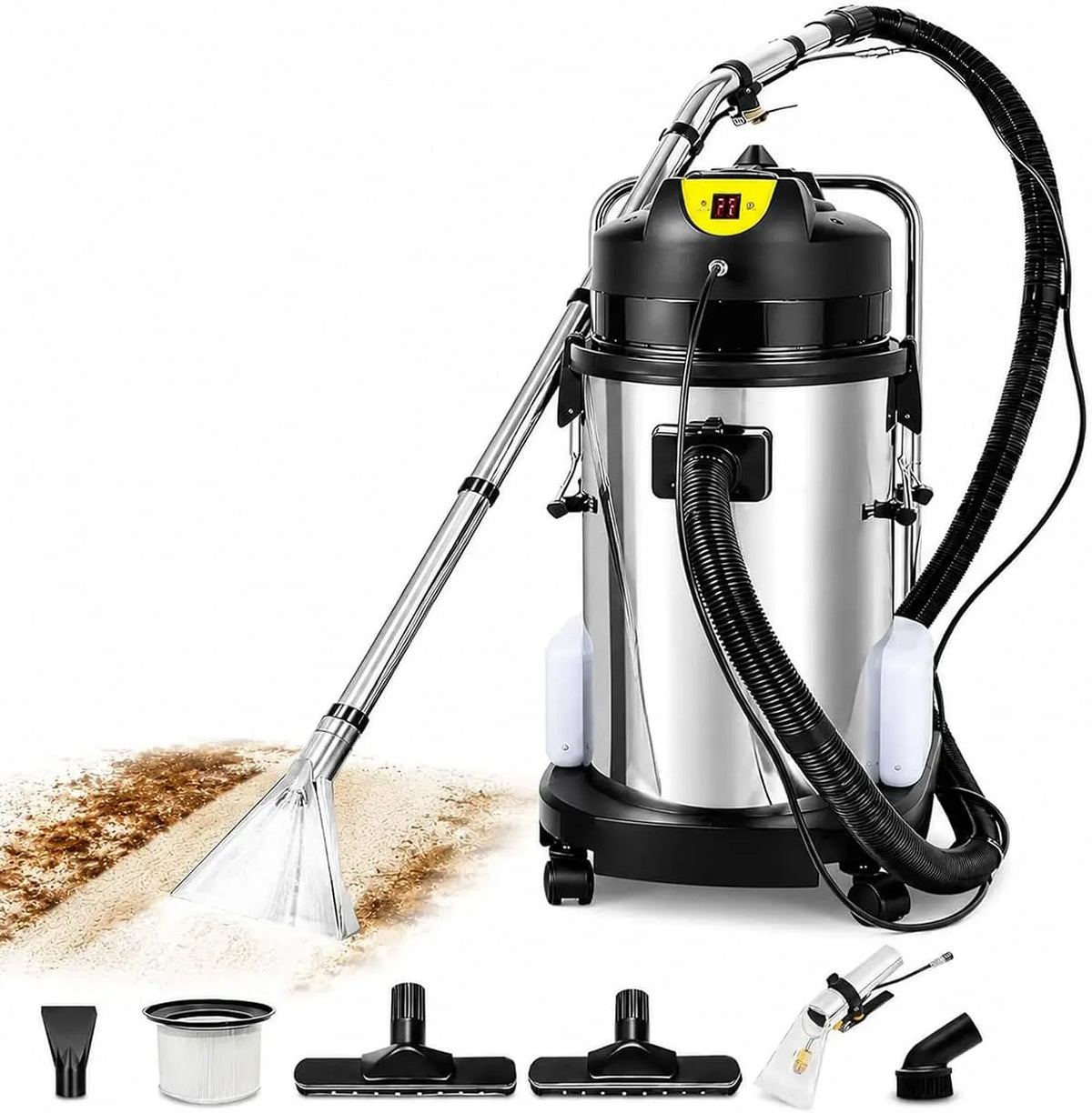 Aspirateur 3-en-1, 40 L, industriel, professionnel