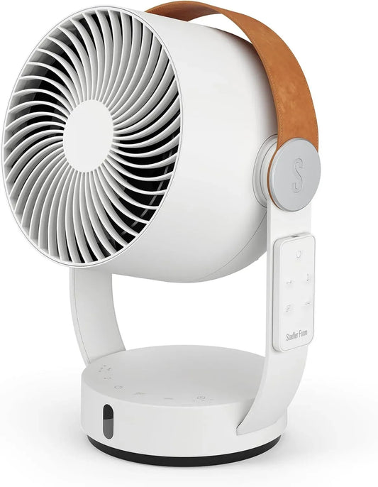 Ventilateur, minuteur, oscillation, effet 3D, blanc, Stadler Form Circulateur d'air Leo 3D, longue portée jusqu'à 8 m, distance au vent de 8 m