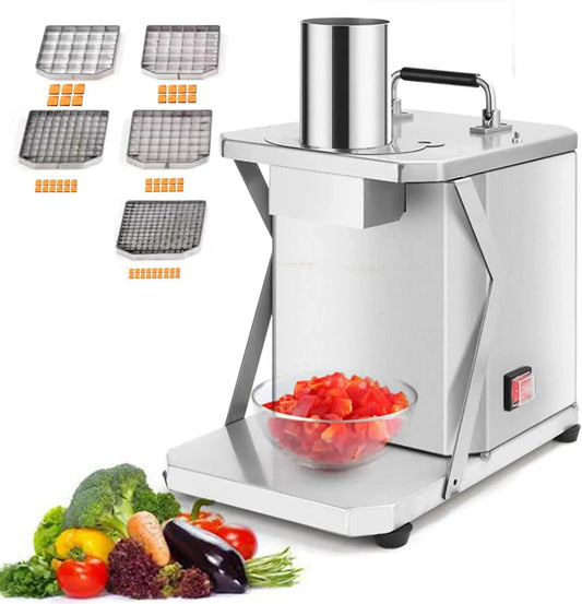 Cantines, Magasins De Desserts, pour Les Restaurants, électrique 200W, Broyeur De Légumes Professionnel 75 Kg/H avec 5 Lames en Acier Inoxydable