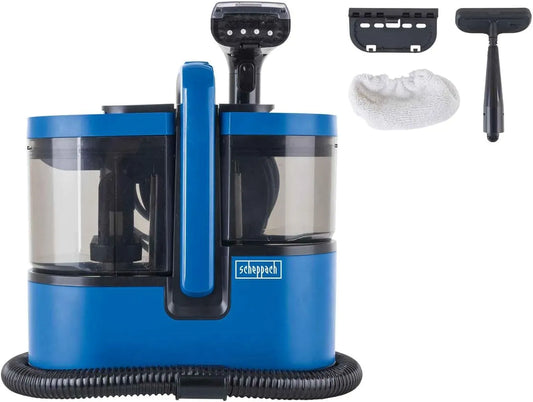 Scheppach SWC1200-1800W 330l/min Accessoire pour appareil, 1800 W, vapeur, Aspiration max 16kPA, flexible 1,35 m, Fonction vapeur et eau chaude