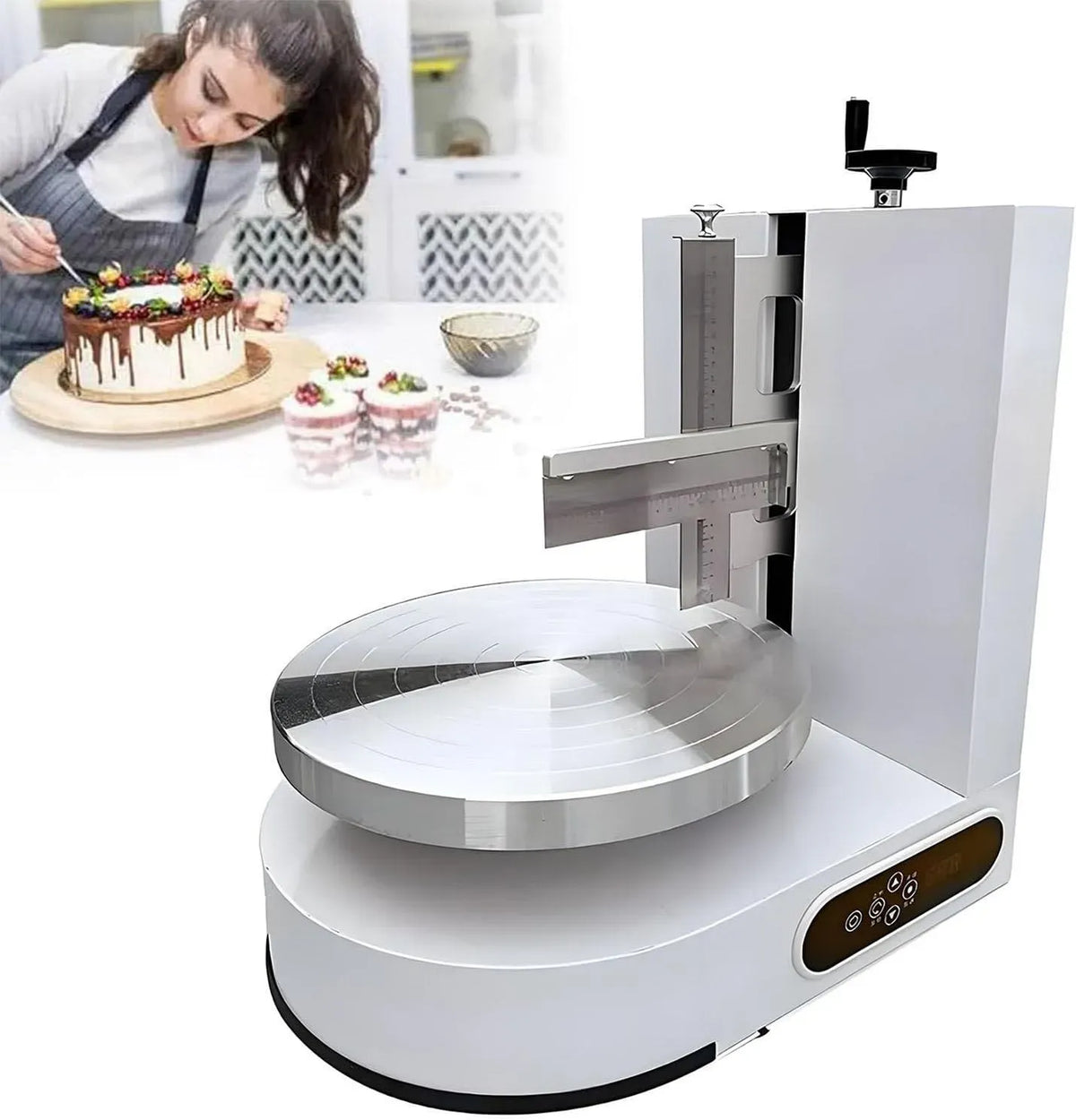 Accessoire pour appareil, 30 Cm, pâtisserie, Machine à étaler La Crème à Gâteaux De 10 à 30 Cm