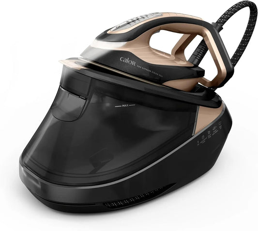GV9909C0 Fabriqué en France, Calor Pro Express Vision Max, 9 bars, Débit vapeur 210 g/min, Fonction pressing 820 g/min, Centrale vapeur Haute Pression