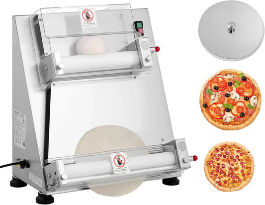VEVOR presse, 40,6 cm, 390 W, pizza, professionnel, acier inoxydable