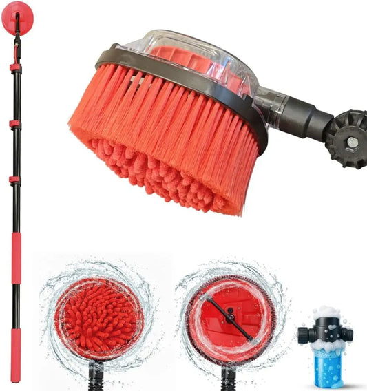 Brosse, 3,6 m, pour fenêtres, STARLYF, Telescopic Rotating Scrubber