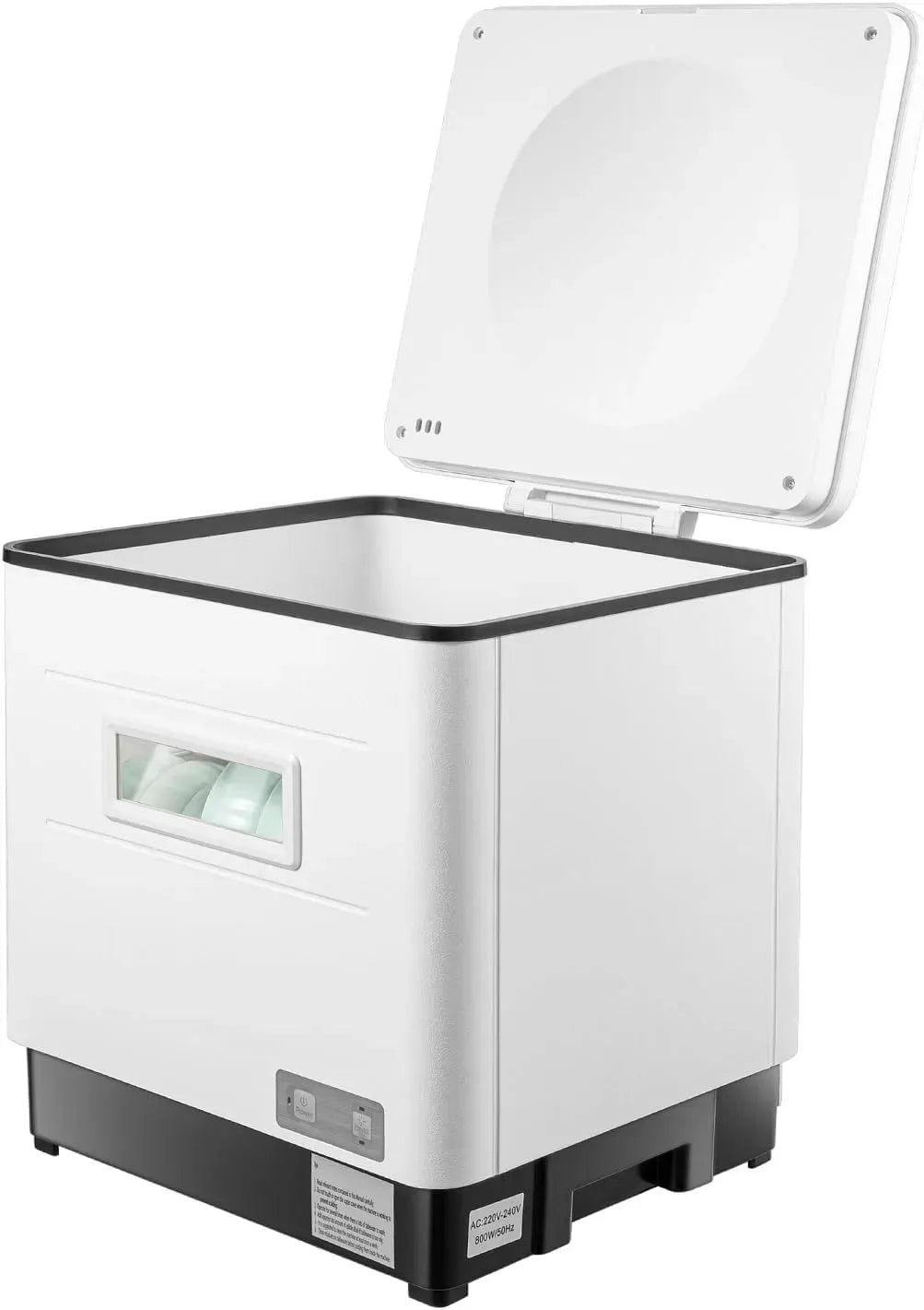 Lave-vaisselle, 60 L, 1500 W, camping, acier inoxydable, les appartements et les, Convient pour le camping, Pour 6 places