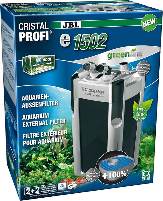 E1502 Filtre, extérieur, pour Aquarium, JBL, CristalProfi Greenline