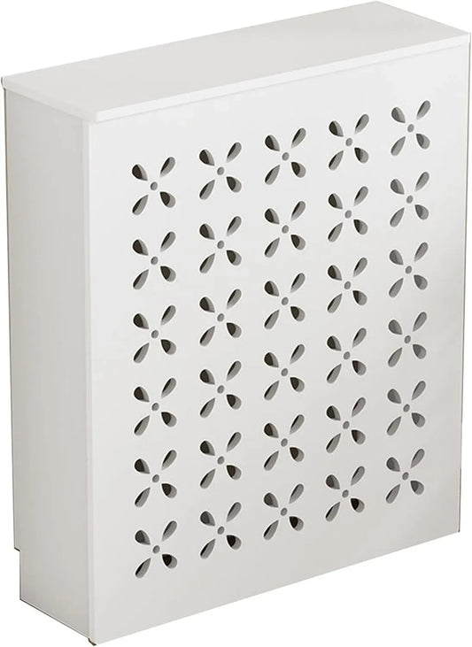 Radiateur électrique, 70 x 80 x 25 cm, gril, décoration de salon, Cache-grille d'aération pour bas de porte et plinthe
