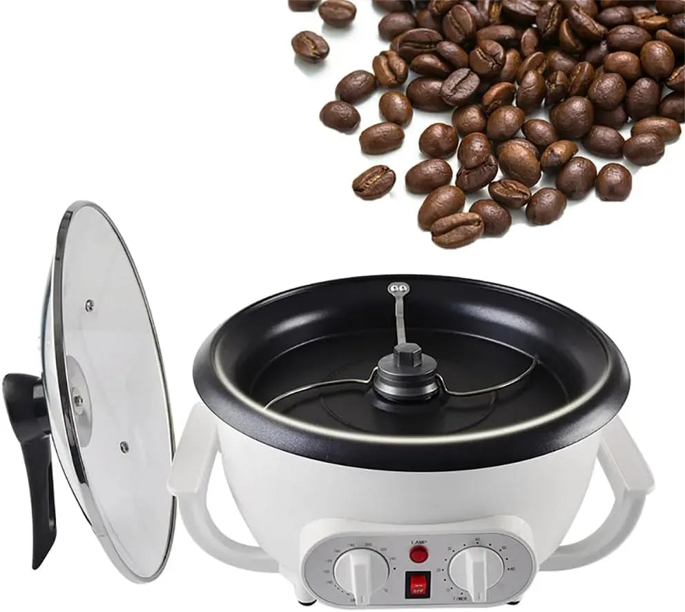 électrique antiadhésif, pour noix, Torréfacteur à café 800 W, 1500 g, cacahuètes, noix de cajou