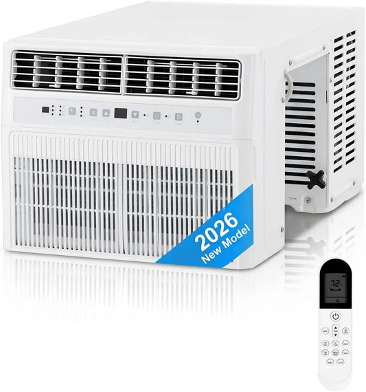 Climatiseur, portable, minuteur, 3 vitesses, blanc, 12 000 BTU, pour pièces jusqu'à 32,5 m², 3 Vitesses de Ventilation