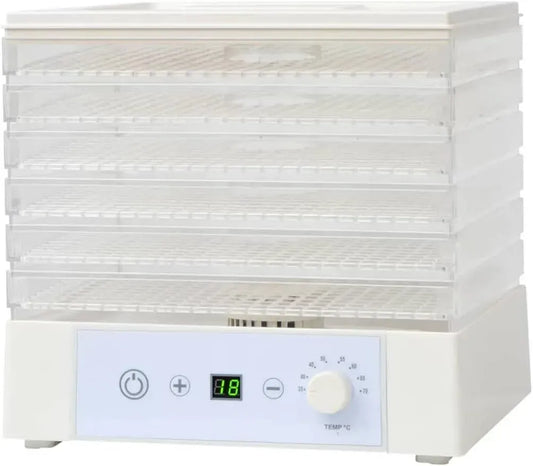 vidaXL Déshydrateur alimentaire équipé de 6 plateaux 250 W Blanc