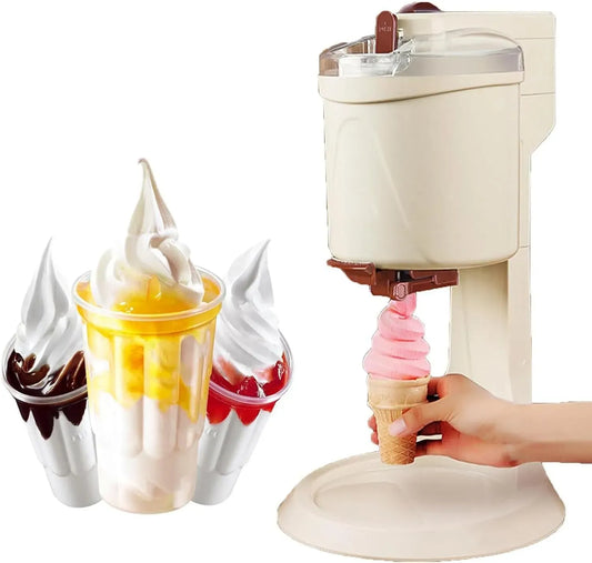 Ice Maker, machine à glace et sorbet, Maison DIY Cuisine Mini Fruit Soft Ice