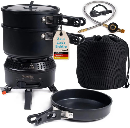 Ustensile de cuisson, portable, camping, Skandika Réchaud de camping Rask
