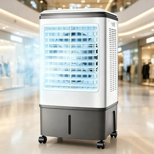 Humidificateur, Refroidisseur, Moteur, humidificateur industriel, 17 L, 3 vitesses, professionnel, pour un Refroidissement
