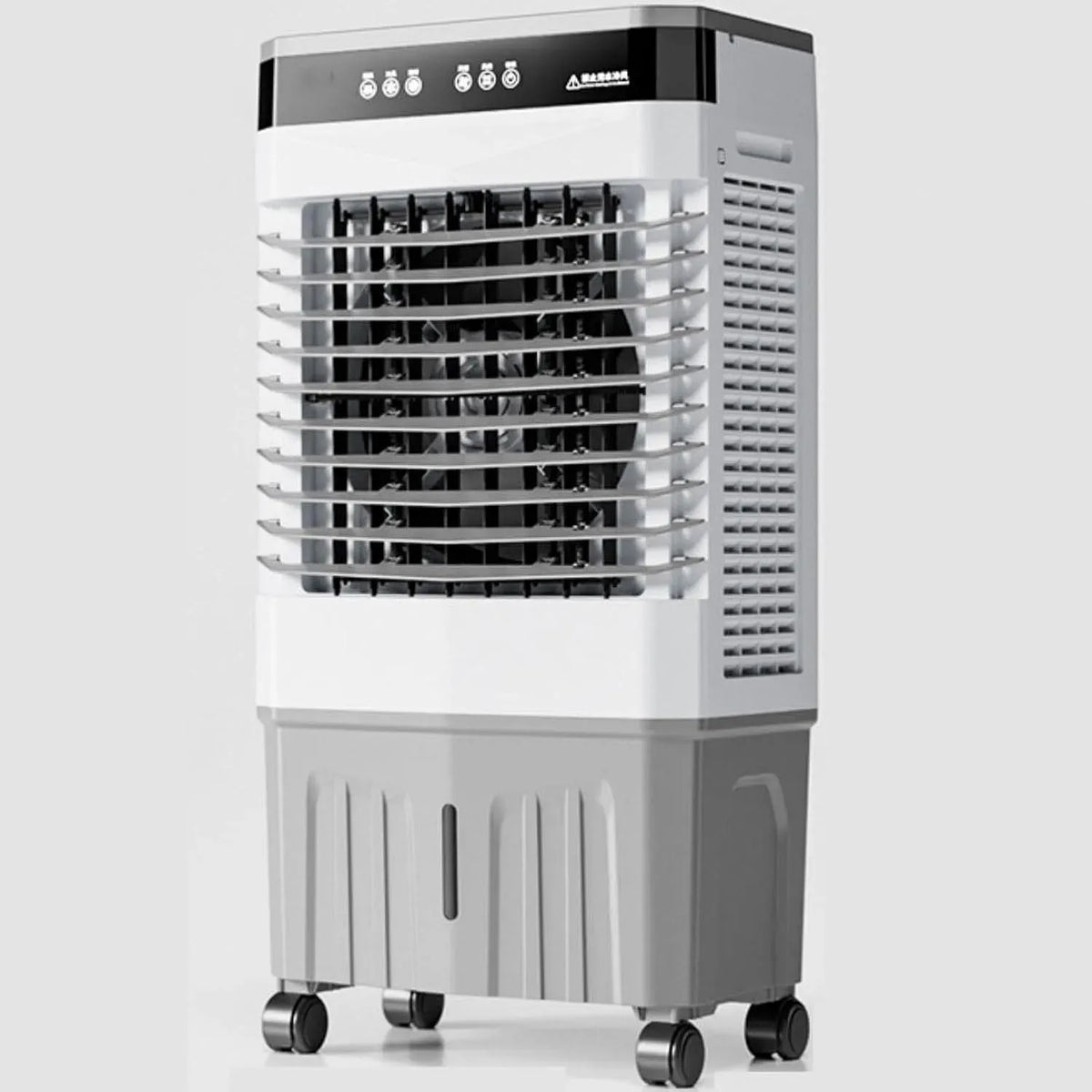 Climatiseur 12H, 70cm, portable, minuteur, 3 vitesses, oscillation, grand réservoir