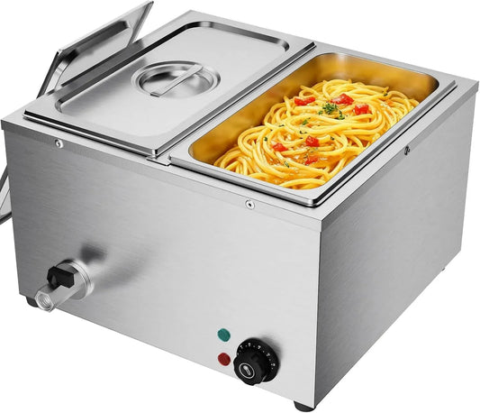 Chauffe-plats de buffet, 220 V, TAIMIKO, professionnel, acier inoxydable
