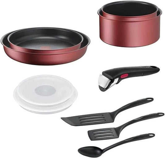 Tefal L3989502 Surprise, revêtement antiadhésif, rouge