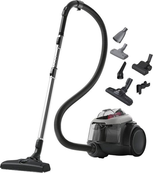 Electrolux EL61A4UG Aspirateur, gris, Animal 600, 6 étapes de Filtration